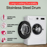 LG 9 Kg 5 Star Wi-Fi, Steam, Inverter Direct Drive Technology, 6 Motion DD, Fully-Automatic Front Load Washing Machine (FHB1209Z4W, Allergy Care, In-Built Heater, Touch Panel, Blue White)