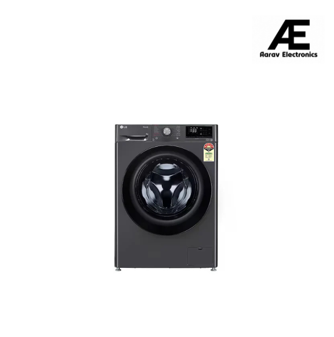 LG 8Kg Front Load Washing Machine, AI Direct Drive™, Middle Black, 5 Star,FHP1208A5M