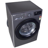 LG 8 Kg, 5 Star, AI Direct Drive Technology, Steam &amp; 6 Motion DD Fully-Automatic Front Load Washing Machine (FHP1208Z3M, Intelligent &amp; Convenient Fabric Care, Allergy Care, Middle Black)
