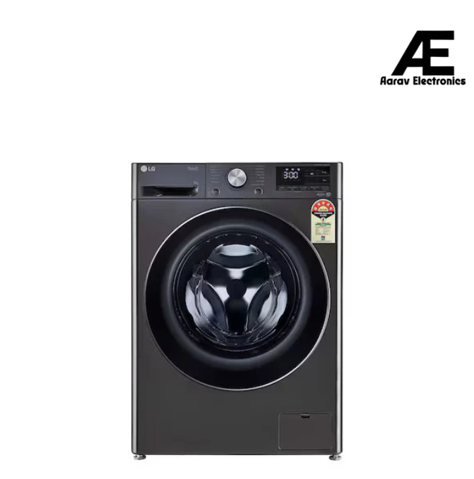LG 9Kg Front Load Washing Machine, AI Direct Drive™, Black VCM, 5 Star, FHP1209Z9B