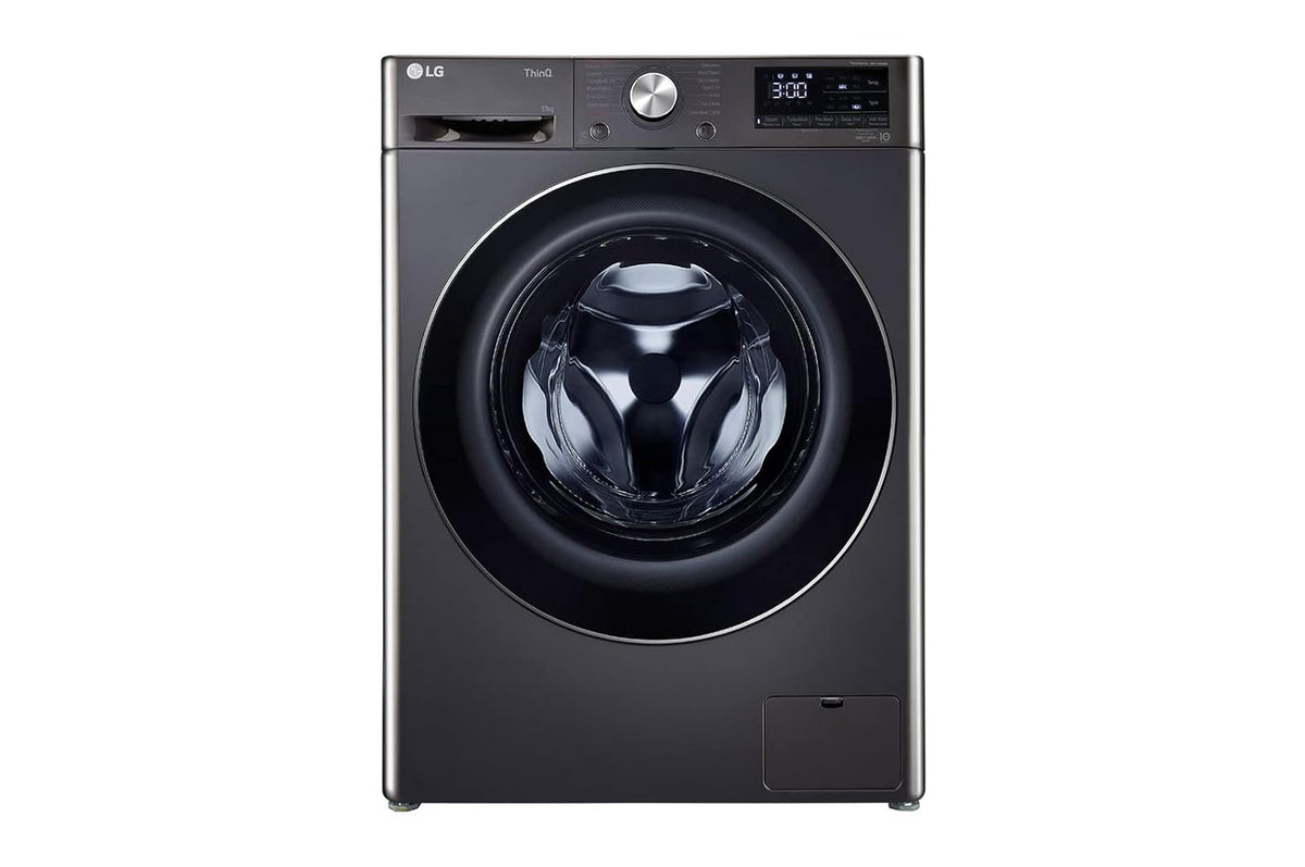 LG 11 Kg 5 Star Inverter Wi-Fi Fully-Automatic Front Load Washing Machine with In-Built Heater (FHP1411Z9B, Black VCM, AI DD Technology, 1400 RPM &amp; Steam+)