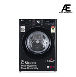 LG FHP1412Z3O 12 Kg 5 Star AI Direct Drive Wi-Fi Fully Automatic Front Load Washing Machine with Steam™, In-Built Heater, 6 Motion DD & Onyx Black