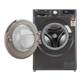 LG 12 Kg 5 Star AI Direct Drive™ Fully Automatic Front Load Washing Machine (FHP1412Z9B, Platinum Black, TurboWash 360, Steam, Wi-Fi,)Platinum Black