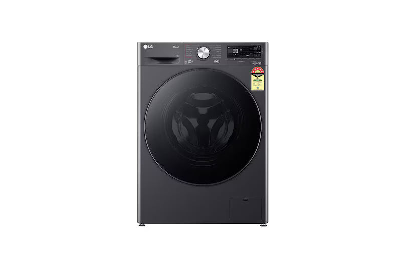 LG 13Kg Front Load Washing Machine, AI Direct Drive™, ez-Dispense, Middle Black, 5 Star, FHP1413Z7M