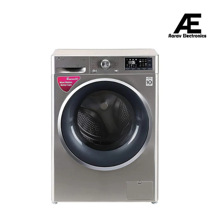 LG 7 kg Inverter Wi-Fi Enabled with STS-VCM &amp; TurboWash Fully Automatic Front Load Washing Machine with In-built Heater Grey  (FHT1207SWS)