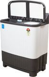 Voltas Beko WTT85DGRG/FLRS5 8.5 Kg 5 Star Semi Automatic Washing Machine  Double Waterfall Soft Glass Lid