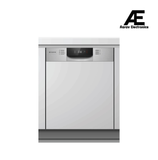 Faber 14 Place Settings Built-In Dishwasher with 8 Washing Programs, Power Memory, LED Display, Natural Drying & 1–24 Hours Delay, Inox Finish – FSID 8PR 14S