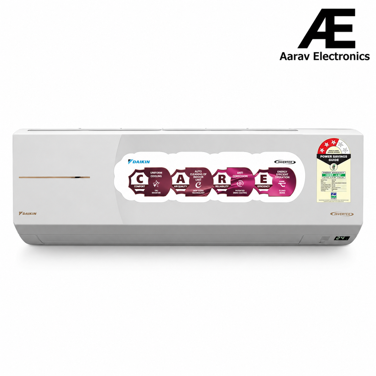 Daikin 1.0 Ton 3 Star Hot & Cold Inverter Split AC (Copper, PM1.0 Filter, FTHT35XV16, White)