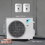 Daikin 0.8 Ton 3 Star, Fixed Speed Split AC (Copper, PM 2.5 Filter, FTL28UV16, White)