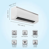 Daikin 1.5 Ton 3 Star Fixed Speed Split AC (Copper, PM 2.5 Filter, FTL50U, White)