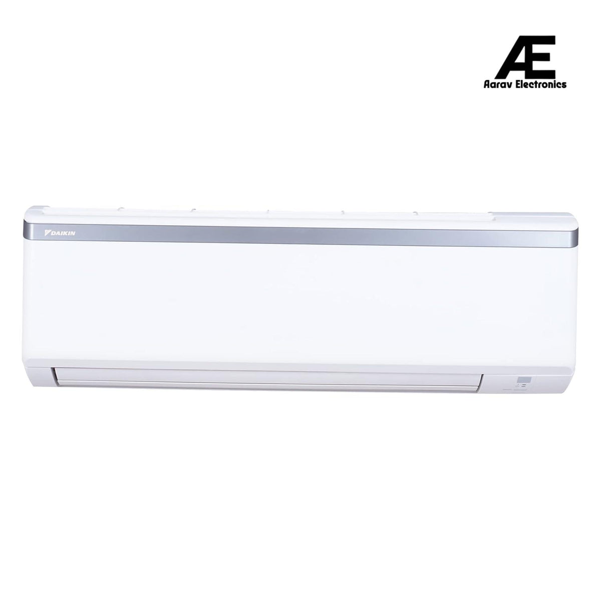 Daikin 1.8 Ton 3 Star KATAI Technology, Fixed Speed Split AC (Alloy, Wipe clean flat panel, 2022, FTQ60UV16U5, White)