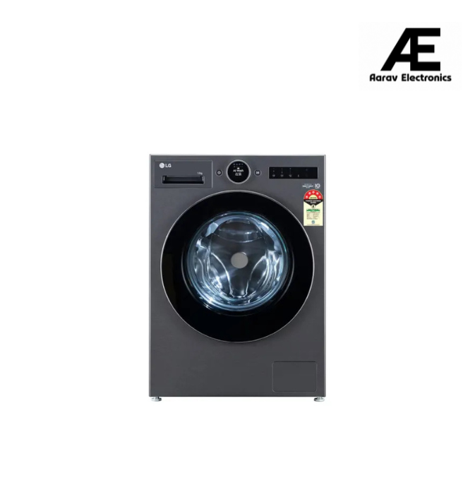 LG 12 Kg 5 Star Fully Automatic Top Load Washing Machine | AI Direct Drive 2.0 | Digital Dial | ez-Dispense | TurboWash 360 Degree | Steam Plus (FX1412A9K, Essence Black)