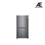 LG 688 L Frost Free Smart Inverter Side-by-Side Refrigerator (GC-B257KQDV, Dark Graphite Steel | Multi Digital Sensors and Express Freezing)