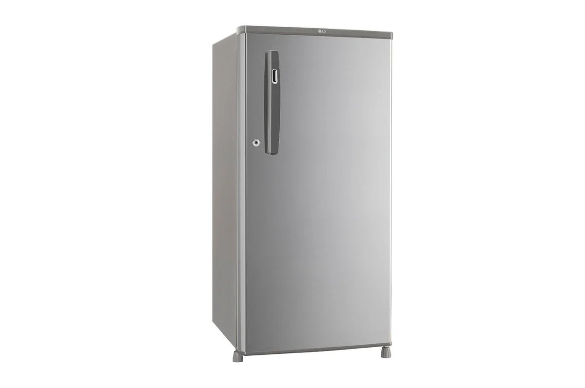 LG GL-B199OPZD 185 L Direct Cool Single Door 3 Star Refrigerator with Fast Ice Making (Shiny Steel)
