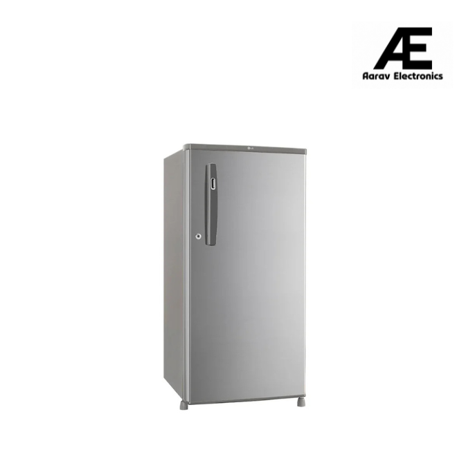 LG GL-B199OPZD 185 L Direct Cool Single Door 3 Star Refrigerator with Fast Ice Making (Shiny Steel)
