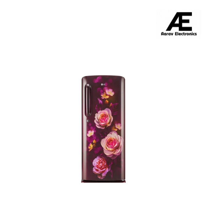 LG GL-B201APBD 185L 3Star Direct-Cool Single Door Refrigerator Moist ‘N’ Fresh Purple Bloom