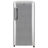 LG 185 L 3 Star Direct-Cool Single Door Refrigerator Appliance (GL-B201APZD, Shiny Steel, Fast Ice Making, Gross Volume- 190 L)