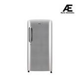LG 185 L 3 Star Direct-Cool Single Door Refrigerator Appliance (GL-B201APZD, Shiny Steel, Fast Ice Making, Gross Volume- 190 L)