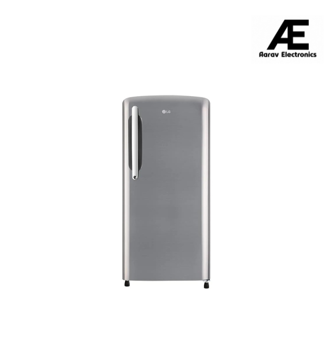 LG 201 L 3 Star Direct-Cool Single Door Refrigerator (GL-B211HPZD, Shiny Steel, Fast in Ice Making)