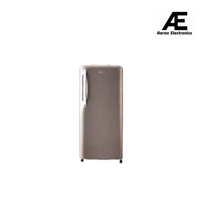 LG 210 L, 3 Star, Direct Cool Single Door Refrigerator (GL-B231AFSD, Fawn Steel, Base stand with drawer &amp; Fast Ice Making)