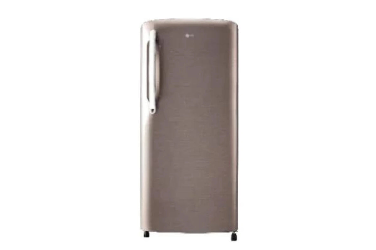 LG 210 L, 3 Star, Direct Cool Single Door Refrigerator (GL-B231AFSD, Fawn Steel, Base stand with drawer &amp; Fast Ice Making)