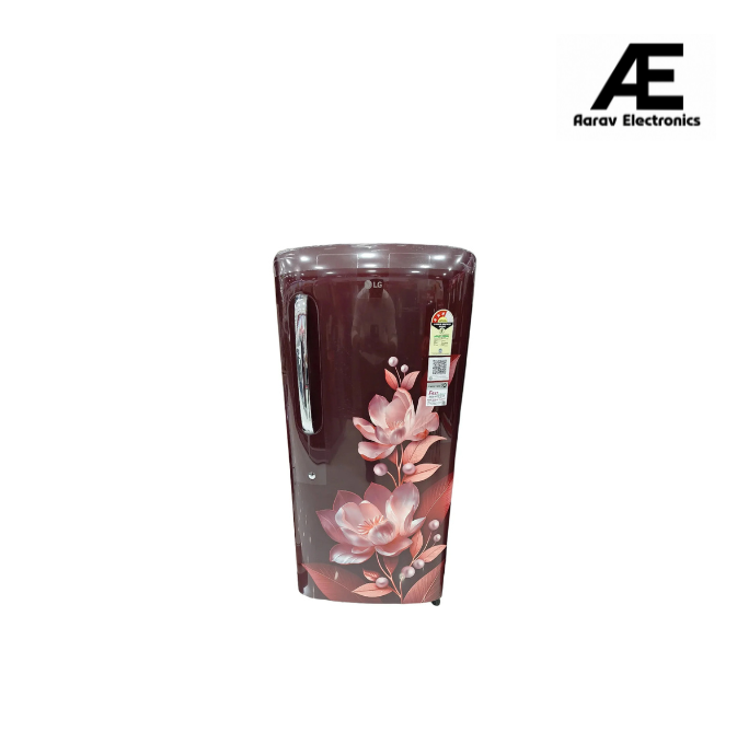 LG GL-B231ASMD 210L Direct Cool Single Door 3 Star Refrigerator with Fast Ice Making Color Scarlet Marvel