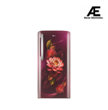 LG 224 L 3 Star Direct Cool Single Door Refrigerator (GL-B241ARWD)Red Waterlilly