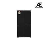 LG 650L Side by Side Refrigerator, Wi-Fi Convertible, DoorCooling+™, Black Mirror Finish, 3 Star GL-B257DBM3