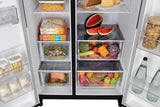 LG 650 L, 3 Star, Frost Free, Double Door, Door Cooling+, Hygiene Fresh+, Smart Inverter Compressor, Wi-Fi Convertible, Side by Side Refrigerator with AI ThinQ (GL-B257EET3, Emerald Tango)