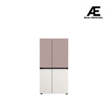 LG 650L GL-B257EPT3 Side-By-Side Refrigerator with DoorCooling+, WiFi Convertible, Multi Air Flow, Objet Collection, Clay Pink