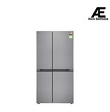LG GL-B257JPZ3 650L 3 Star Side-by-Side Refrigerator with Convertible, Smart Inverter Compressor, Multi Air Flow, Smart Diagnosis™, Auto Smart Connect, Shiny Steel