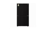 LG GL-B257JWB3 650 Litre 3 Star Side-by-Side Refrigerator | Convertible, Smart Inverter Compressor, Multi Air Flow, Smart Diagnosis, Western Black