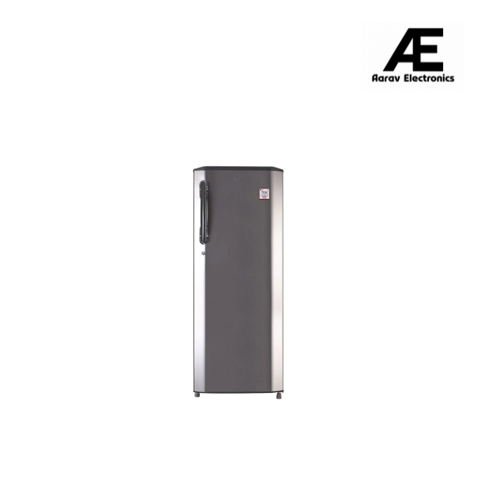 LG 261L Single Door Refrigerator, Smart Connect™, Solar Smart*, Shiny Steel Finish, 3 Star GL-B281BPZX