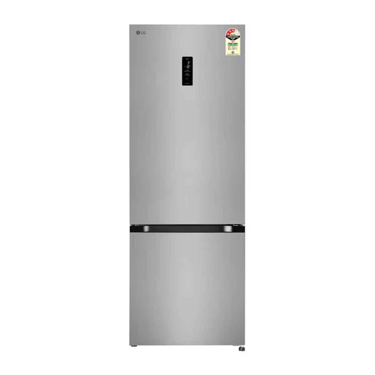 LG 340 L 3 Star Bottom Freezer Refrigerator (2025 Model, Door Cooling+™, Wi-Fi Convertible, E-Micom Control, Shiny Steel, BEE Certified, Smart Inverter Compressor) GL-B382DPZX