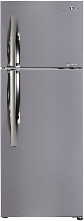 LG 308 L 2 Star Frost Free Inverter, Wi-Fi Double Door Refrigerator (GL-C322KPZY, Shiny Steel)