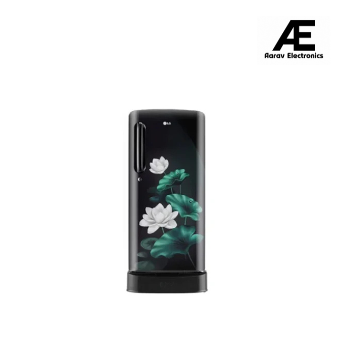 LG 185 Litres 3 Star Single Door Direct Cool Refrigerator With Moist ‘N’ Fresh, Base Stand with Drawer (GL-D201AELD, Emerald Lotus)