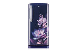 LG 201 L 5 Star Inverter Direct-Cool Single Door Refrigerator Appliance (GL-D211HBMZ, Blue Marvel, Base stand with drawer