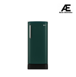 LG 201 L 3 Star Inverter Direct-Cool Single Door Refrigerator Appliance (GL-D211HEGD, Emerald Green, Base stand with drawer