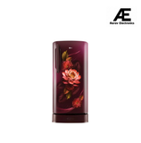 LG 201 L 5 Star Inverter Direct-Cool Single Door Refrigerator (GL-D211HRWZ, Red Waterlilly, Base stand with drawer)