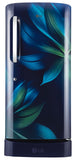 LG 210 L, 3 Star, Direct Cool, Smart Inverter Compressor, Single Door Refrigerator (2025 Model, GL-D231ABAD, Blue Aurora, Humidity Controller, Base stand with Drawer &amp; Fast Ice Making)
