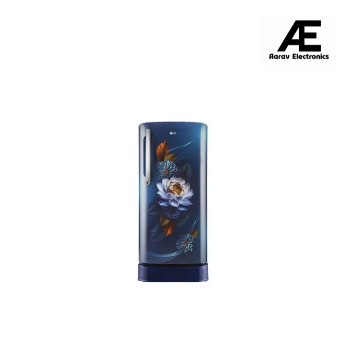 LG 210L Single Door Refrigerator with Smart Inverter Compressor, Direct Cool, Blue Water Lily Finish, 5-Star