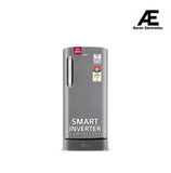 LG 210 L, 5 Star, Smart Inverter Compressor, Direct Cool Single Door Refrigerator (GL-D231APZU, Shiny Steel, Base stand with drawer &amp; Moist 'N' Fresh)