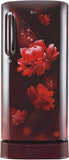 LG 185 L 5 Star Direct-Cool Inverter Single Door Refrigerator (GL-B201APBU, Blue Plumeria, Fast Ice Making, Base Stand with Drawer)