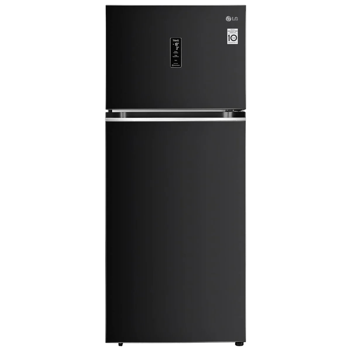 LG 398L Double Door Refrigerator, Convertible, Wi-Fi, Door Cooling™, Ebony Sheen Finish, 3 Star GL-T422VESX