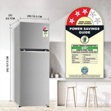 LG GL-N262SPZX 246L 3 Star Frost Free Double Door Refrigerator (Smart Inverter Compressor, Convertible Freezer, Multi Air Flow, Shiny Steel)