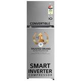 LG 246 L 3 Frost-Free Smart Inverter Compressor Double Door Refrigerator ( GL-S262SPZX, Shiny Steel, Convertible &amp; Multi Air Flow Cooling)
