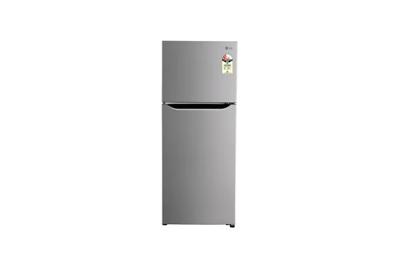 LG 240L Double Door Refrigerator , Convertible, Multi Air Flow, Shiny Steel Finish, 3 Star GL-S292SPZX