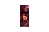 LG 240L Double Door Refrigerator with Smart Inverter Compressor, Multi-Air Flow, Red Water Lily, 2 Star GL-S292SRWY