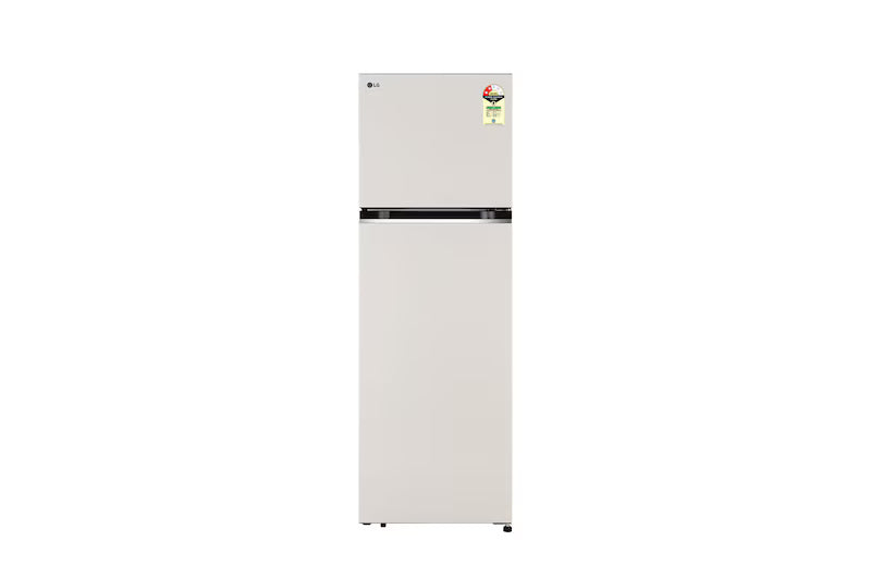 LG 272L Double Door Refrigerator, Convertible, Smart Diagnosis™, Natural Beige Finish, 2 Star  GL-S312SNBY