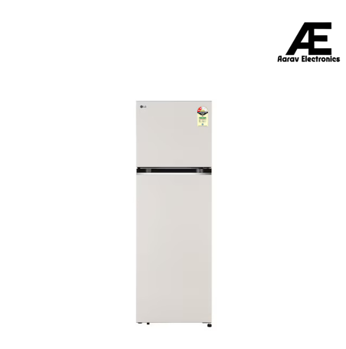 LG 272L Double Door Refrigerator, Convertible, Smart Diagnosis™, Natural Beige Finish, 2 Star  GL-S312SNBY